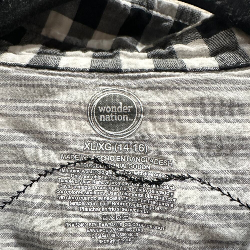 I Am Groot Plaid Flannel Button Down Shirt Kids XL Unique Guardians the Galaxy - Picture 4 of 5